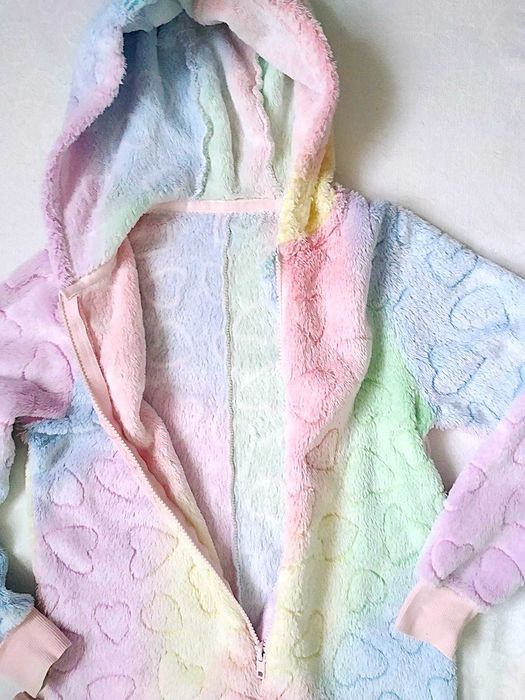 Тепла і красива піжама кігурумі для дівчинки matalan з капюшоном, 9 р.