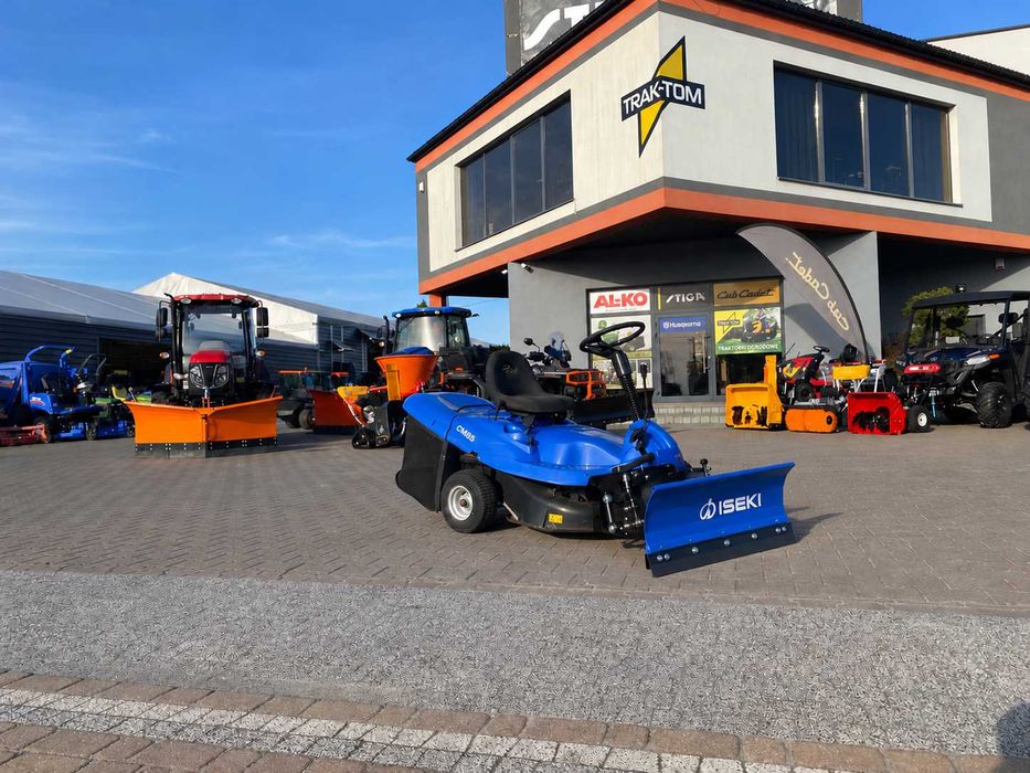 Traktorek Kosiarka Samojezdna Iseki CM85 + pług, silnik Briggs B&S, pług 100cm, Viking, Stiga, Honda, Castelgarten, Etesia, John Deere