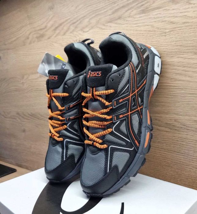 Знижка! Термо -21° Асікс Asics Gel-Kahana 8 Black Grey Orange Кросcовк