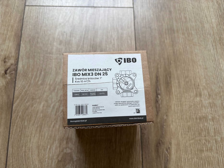 IBO Zawór Mieszający 3‑Drogowy DN25 (1") 1 cal