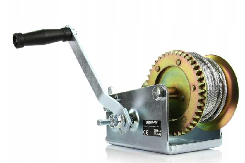 Wyciągarka linowa korbowa 2500LBS 1136kg