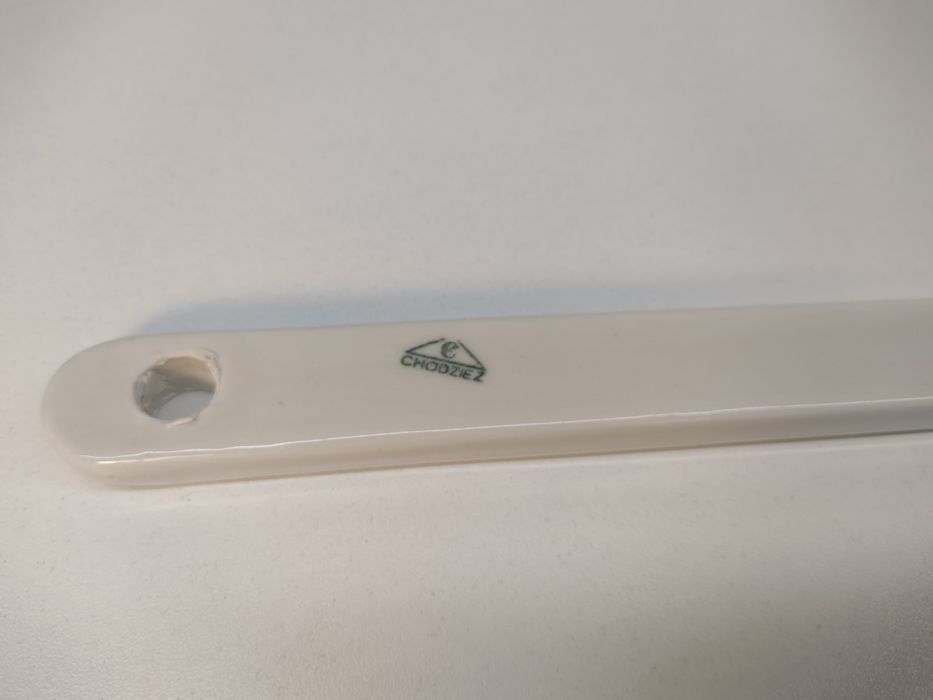 Duża ceramiczna łopatka laboratoryjna - Chodzież