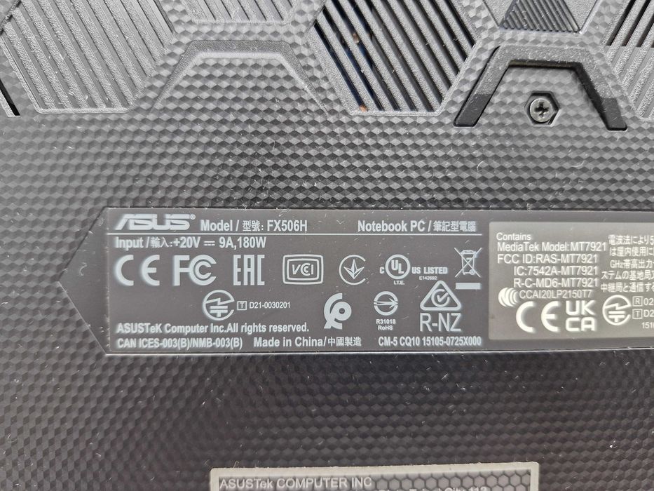 LAPTOP P ASUS TUF GAMING FX506 15,6 "  od loombards krotoszyn