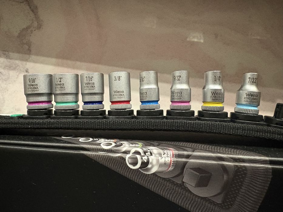 Nasadki calowe wera 1/4”