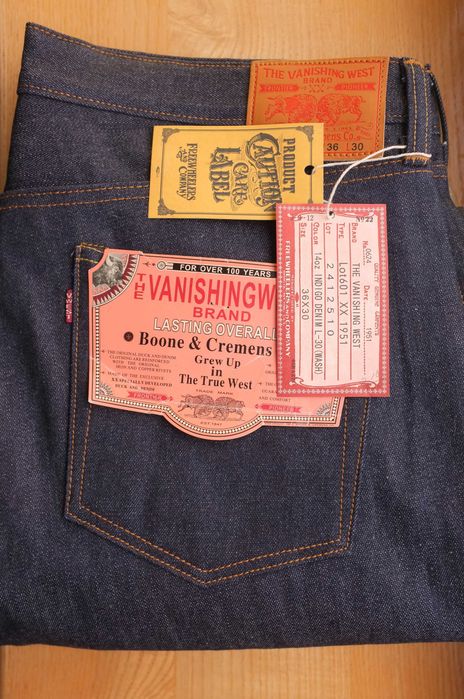 Джинсы Японские Freewheelers (Размер W36) 54-56 EUR XL-XXL Selvedge Japan Denim