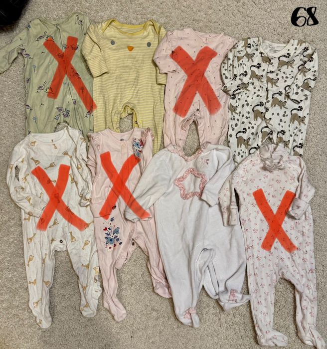 Дитячий одяг різного розміру