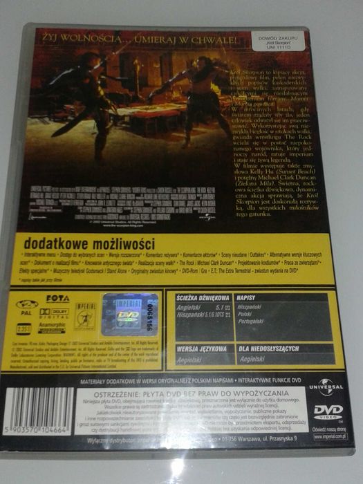 Śmierć w Brunswick Misja,60 Sekund Byliśmy Żołnierzami Scorpion King