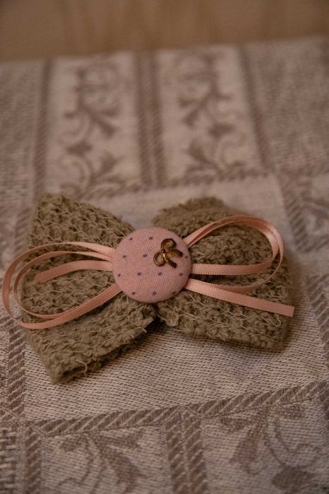 Заколка бант ручної роботи hand made