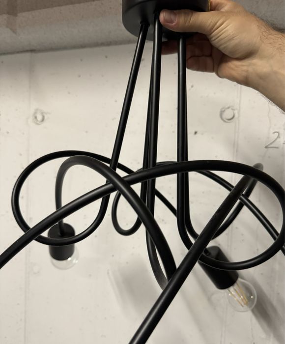 Lampa wisząca Tango z żarówkami