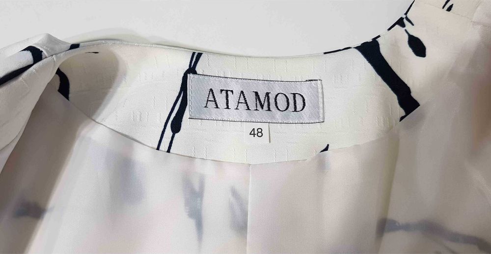 Жакет женский элегантный белый Atamod р. 54-56