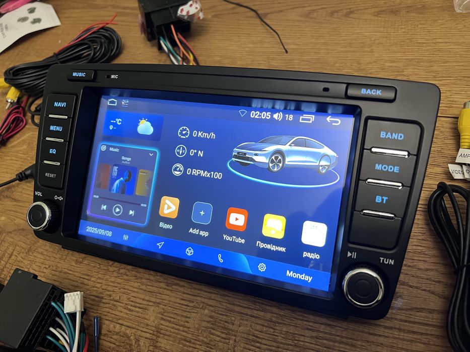 Магнітола Android Skoda Octavia 2 A5 2004-2013 GPS Car play Андроїд