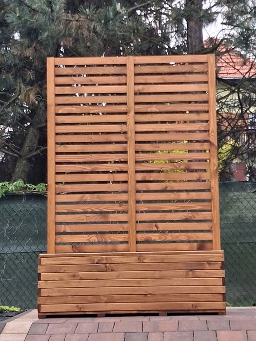 Donica z pergolą-Solidna!! 90/180cm Pergola !