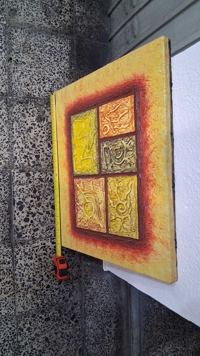 Mounted Canvas / Naive Painting