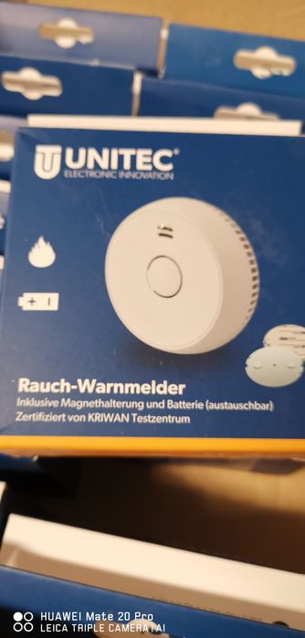 Czujnik dymu unitec komplet