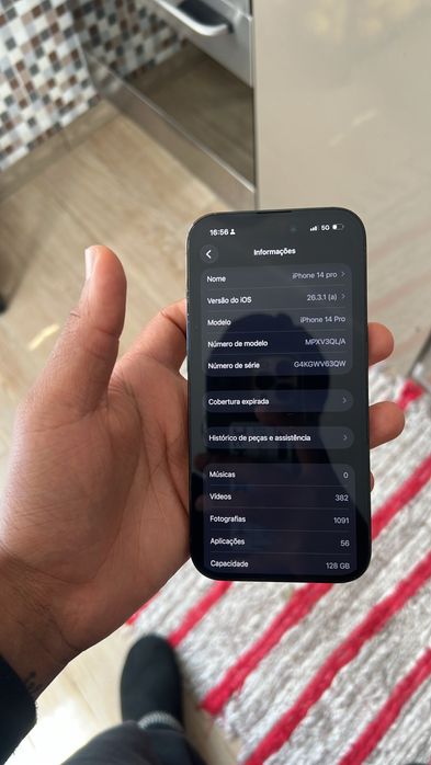 Troco iphone 14 pro e apple watch SE