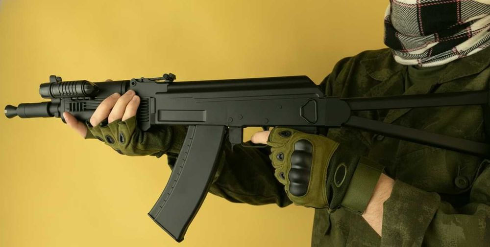 Автомат АК калашніков р47а 105 pubg на кульках 6мм іграшка