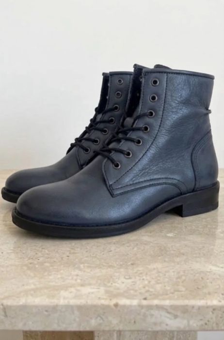Botas Segmento em pele