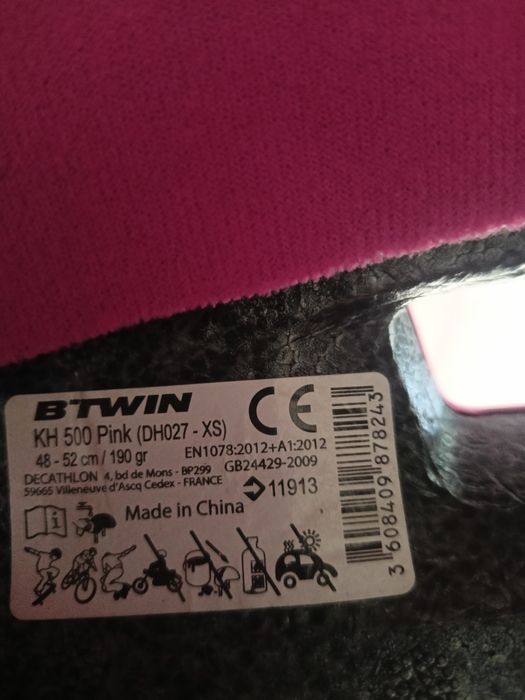 Kask Decathlon dziecięcy XS 48-52cm