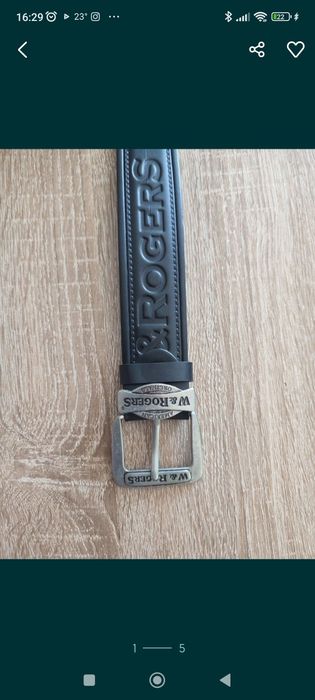 Męski, skórzany pasek o długości 105 cm do Jeansów  szer.4 cm