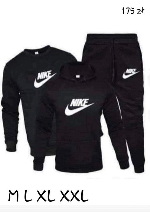 Męski komplet dresowy z dwiema bluzami