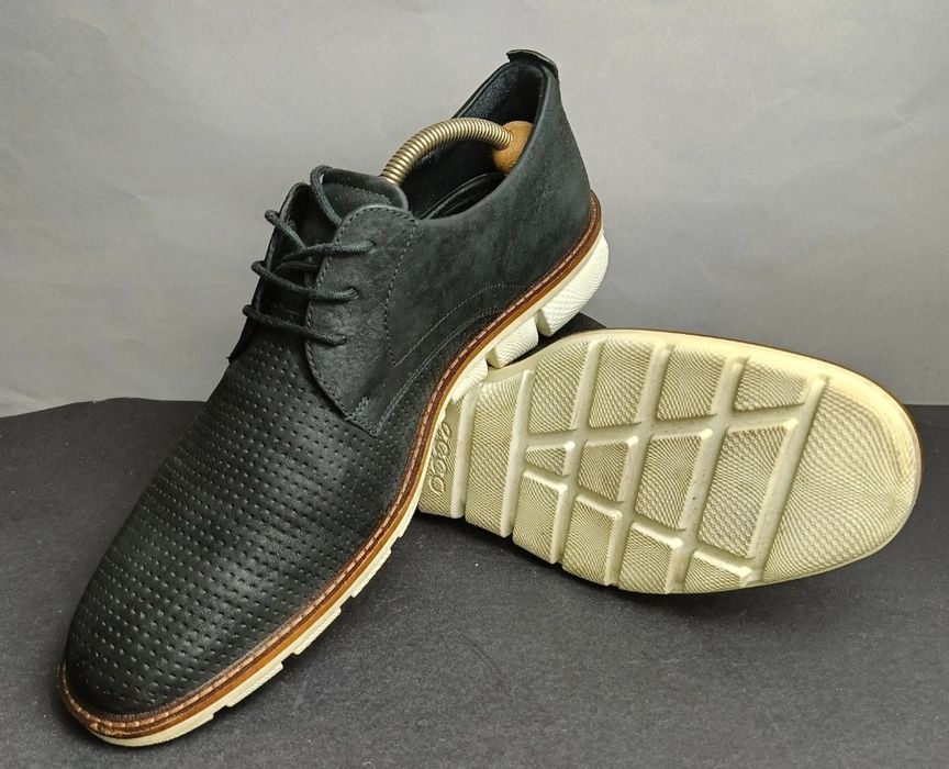 Ecco półbuty męskie r. 43 lekka podeszwa skóra naturalna!