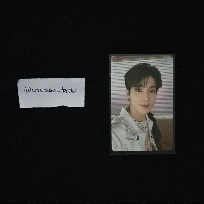 Seventeen Wonwoo photocard attacca kpop