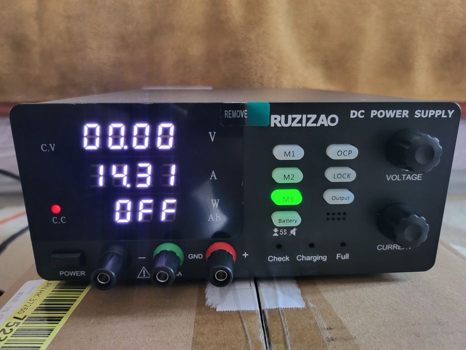 Професійний лабораторний блок живлення Ruzizao 600W з функцією зарядки
