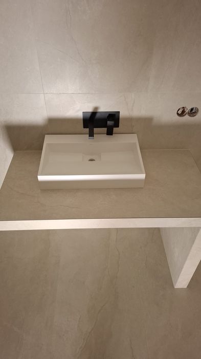 NOWA Umywalka nablatowa konglomerat 60cm