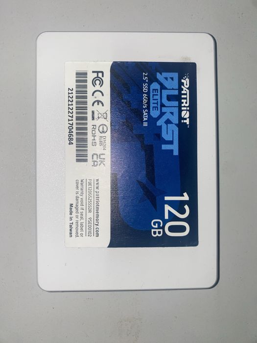 Dysk Patriot Burst 120GB SSD Sata 2.5 cala mało używany
