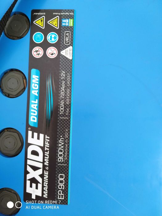 Bateria EXIDE 12V 100Ah 800A  EP 900 Gel OKAZJA !!!