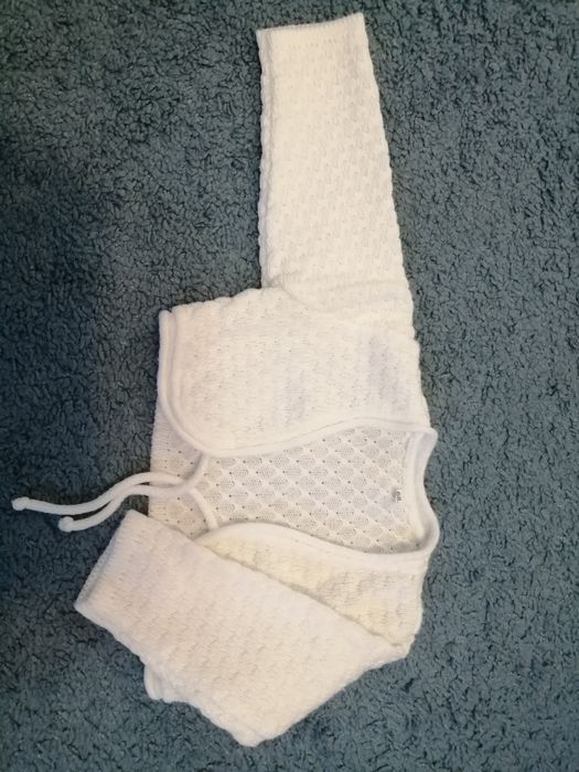 Komplet na chrzest - sukienka + bolerko 68