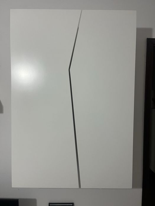 Movel de parede branco lacado