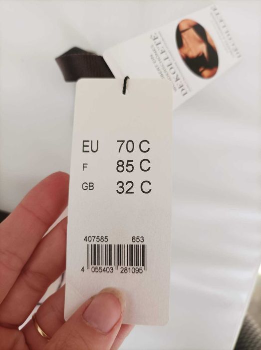 Biustonosz damski 70C nowy Eva