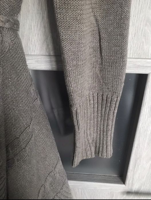 Kardigan brązowy/beżowy  r. XS/S