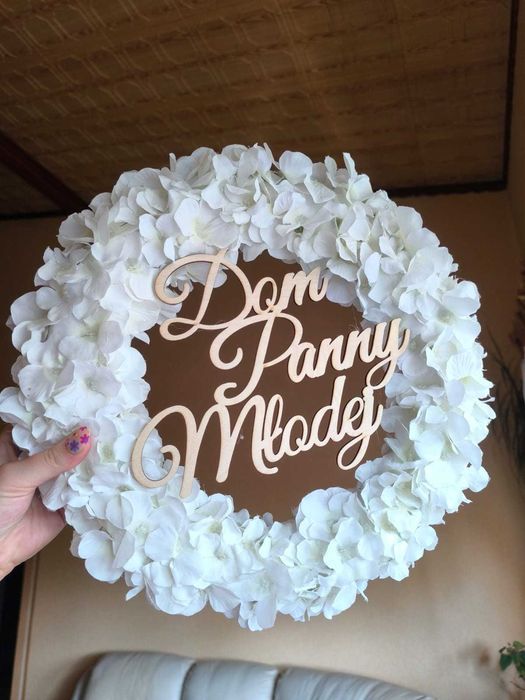 Wianki Dom Panny Młodej, ozdoba na dom, wesele, ślub, panna młoda,