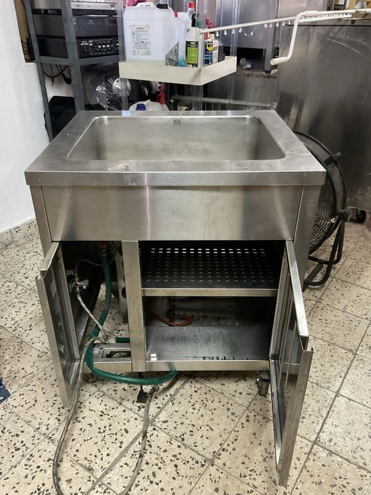 Bancada lavagem , ligacao agua quente ou fria  , cuba llavagrm