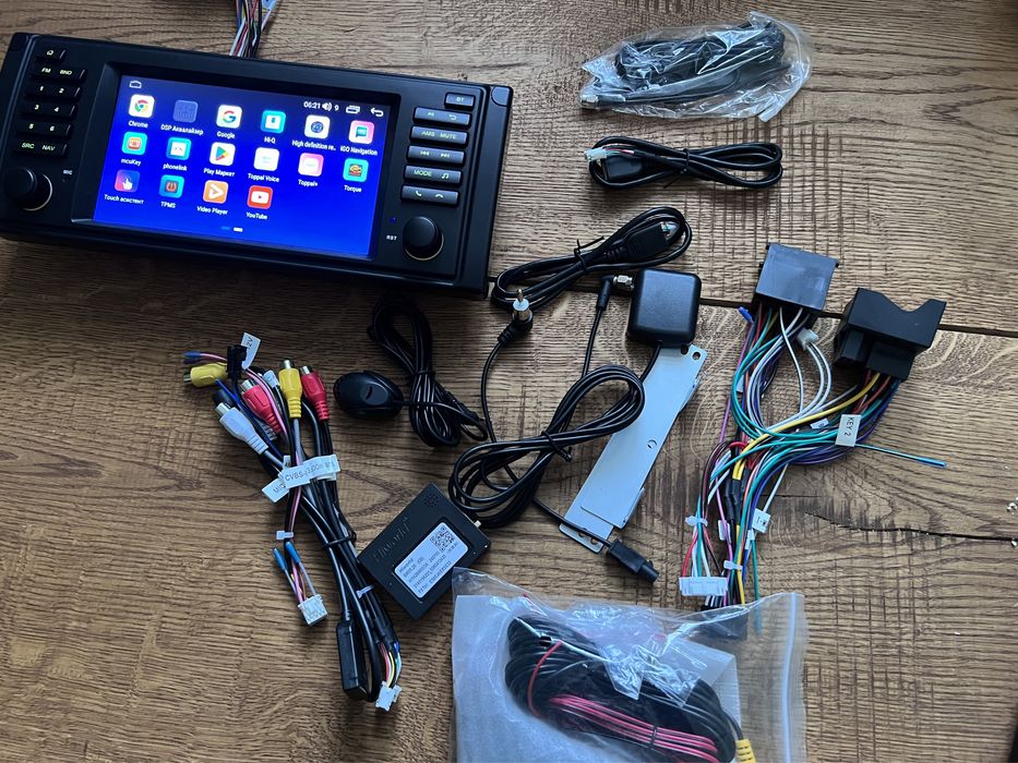 Магнітола Android 8 ядер Sim 4g Gps Car Play BMW X5 E53 E39 E38