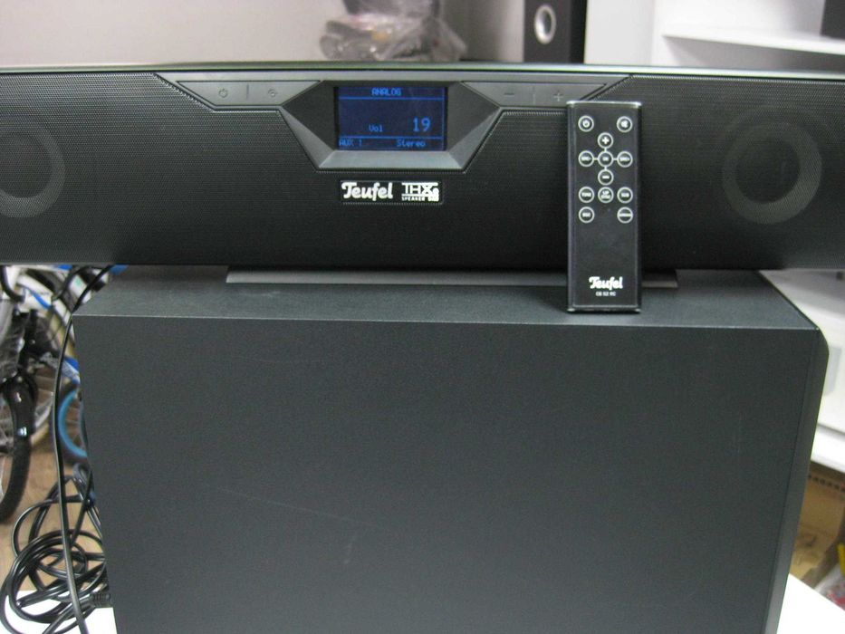 Soundbar  subwoofer Teufel Cinebar 52 certyfikat THX stan BDB