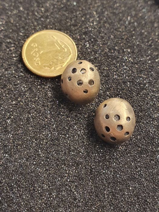 Autorskie piękne kolczyki sztyfty srebro 925