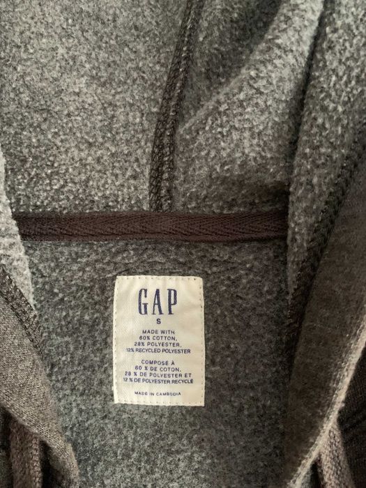 Hoodie fecho GAP