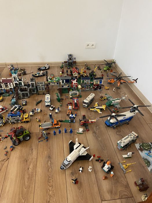 Kolekcja LEGO miasto, unikatowe zestawy, CAŁOŚĆ