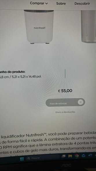 liquidificadora nova