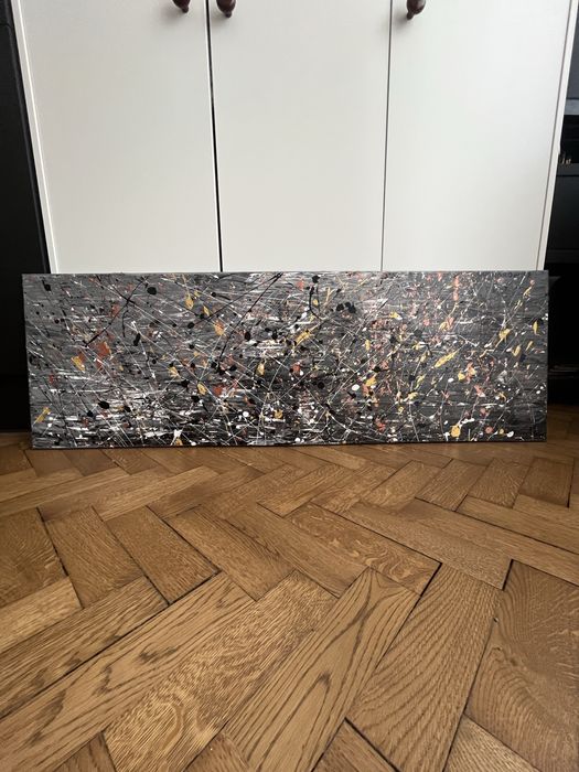 Nowoczesny abstrakcyjny obraz „Burza”