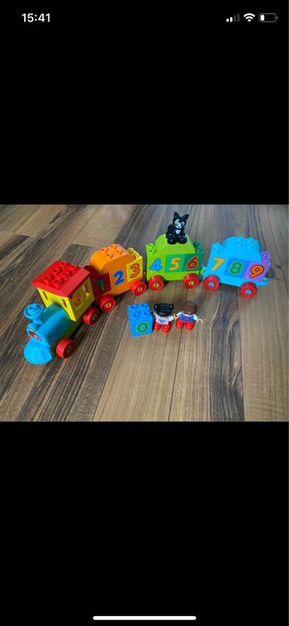 Lego duplo 10847 pociąg z cyferkami