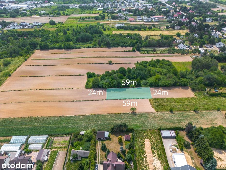 Działka budowlana 1410m², Poligonowa