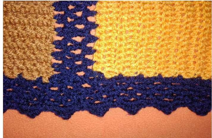 Handmade quilt with a unique pattern.424635160802764802