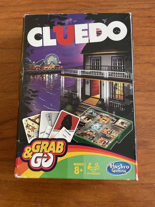 Jogo tabuleiro Cluedo versao Grab&Go