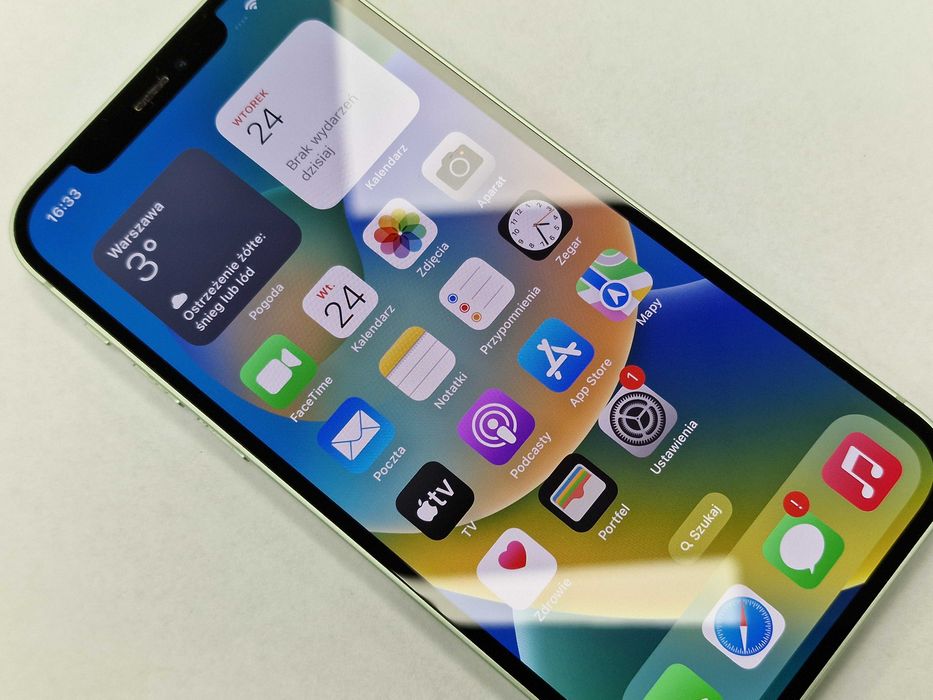 iPhone 12 64GB/ Green/ 88%/ Grade B+/ Gwarancja + ładowarka