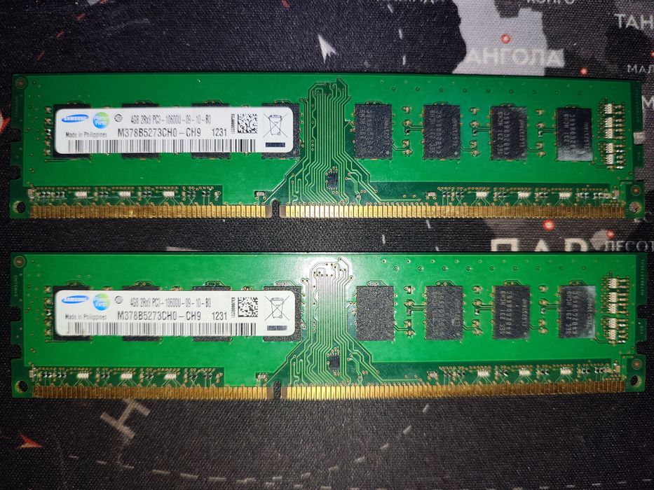 Оперативна памʼять Samsung DDR3 8 ГБ (2×4 ГБ) 1333 МГц