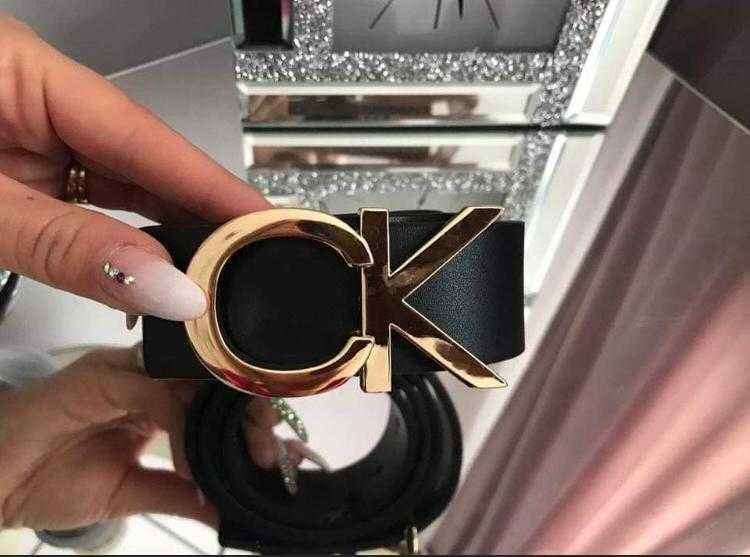 Pasek klamra Moschino OKAZJA Gucci Damski Calvin Klein paski